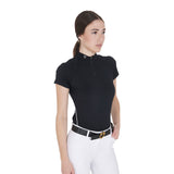Equestro Women's Slim Fit Technical Training Polo Shirt