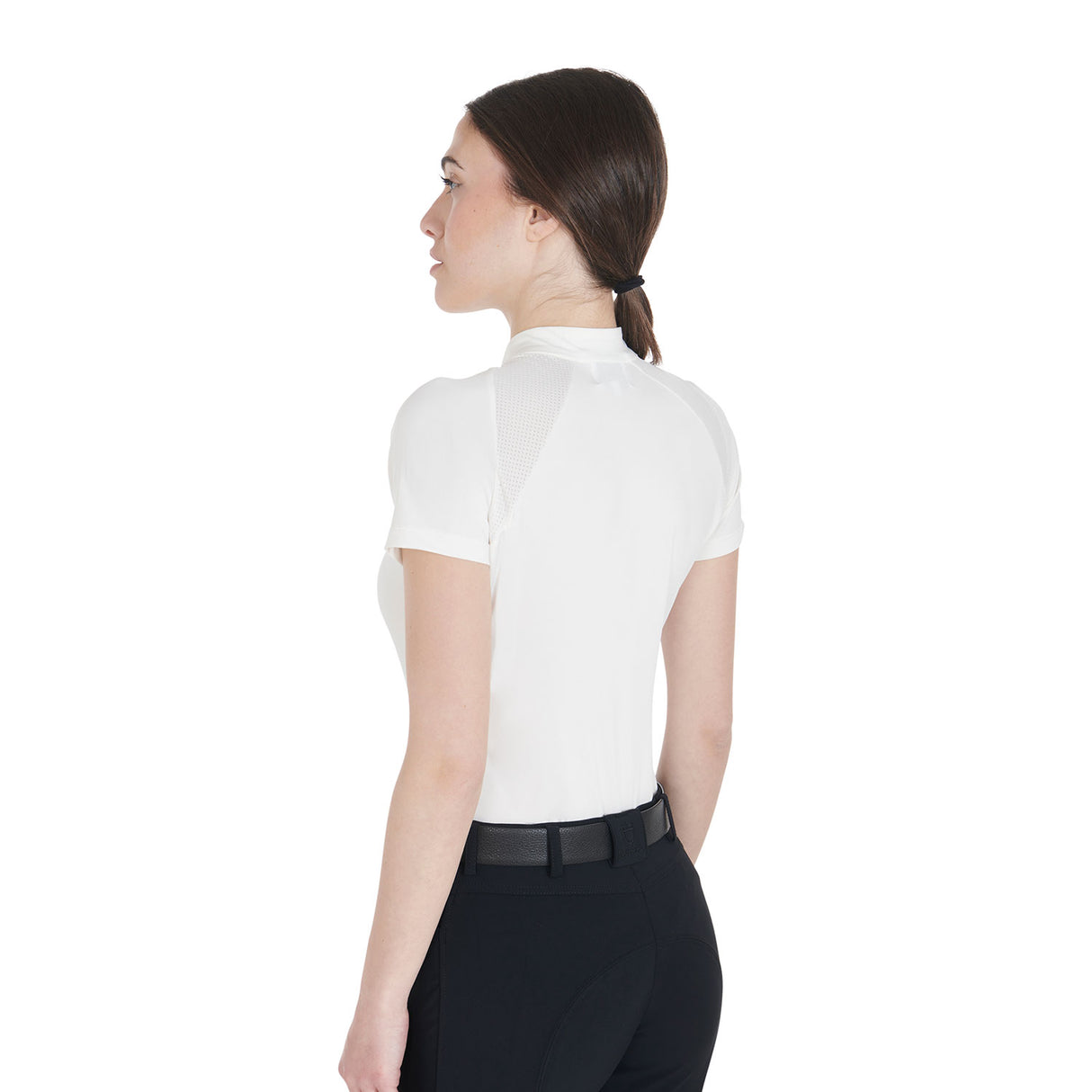 Equestro Women's Slim Fit Technical Training Polo Shirt