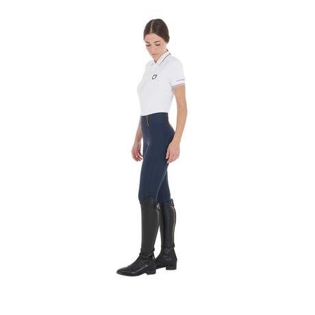 Equestro Women's Slim Light Light Leggings #colour_blue