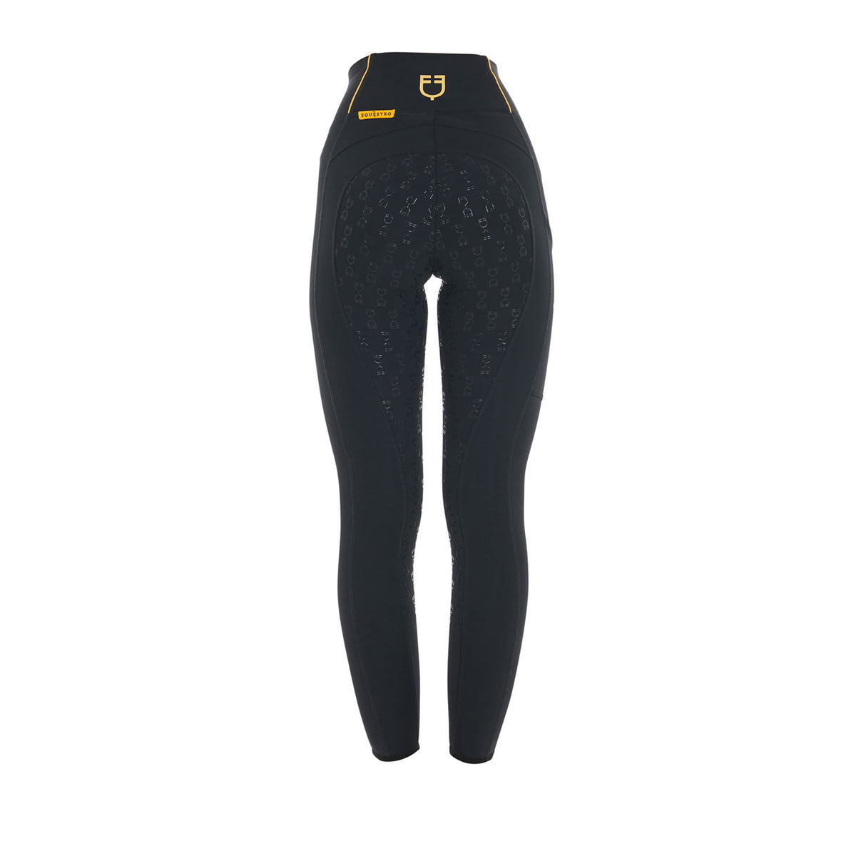 Equestro Women's Slim Light Light Leggings #colour_black