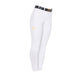 Equestro Women's Slim Fit Breeches With Knee Grip #colour_white