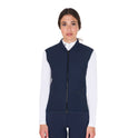 Women's slim fit vest in technical fabric