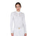 Equestro Women's Slim Fit Competition Polo Shirt Rhinestones #colour_white