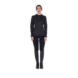 Women's technical sweatshirt in jersey with zip