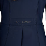 Women's tailocoat in technical fabric with rhinestones