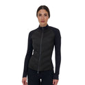 WOMEN'S RIDERTECHNOLOGY FULL ZIP HIBRYD NYLON+KNIT QUILTED JACKET