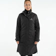 EQUIDRY Women's Bronte Riding Coat with Removable Hood #colour_black