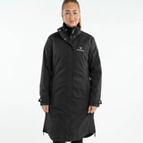 EQUIDRY Women's Bronte Riding Coat with Removable Hood #colour_black