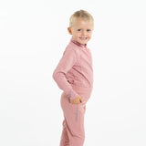 EQUIDRY Children's Water Repellent Base Layer #colour_pale-pink-grey