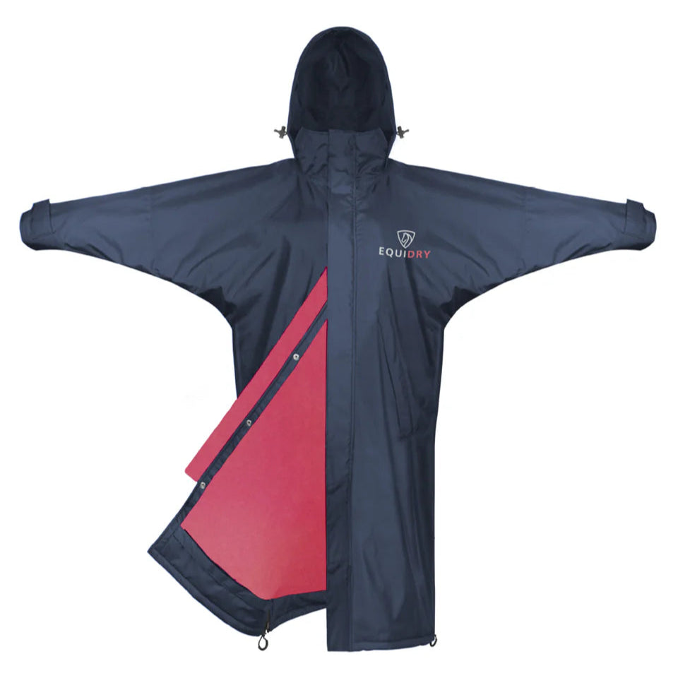 EQUIDRY Children's Mesh Lined Evolution #colour_navy-raspberry