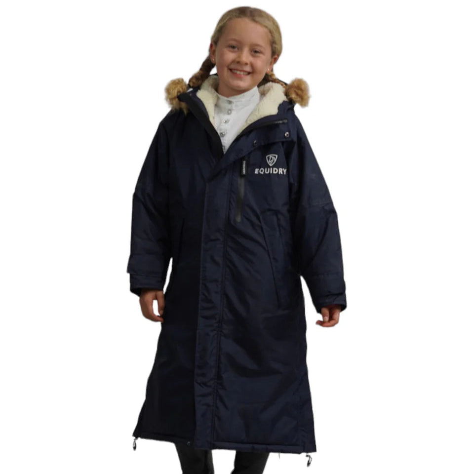 EQUIDRY Children's Thick Fleece Evolution #colour_navy-cream
