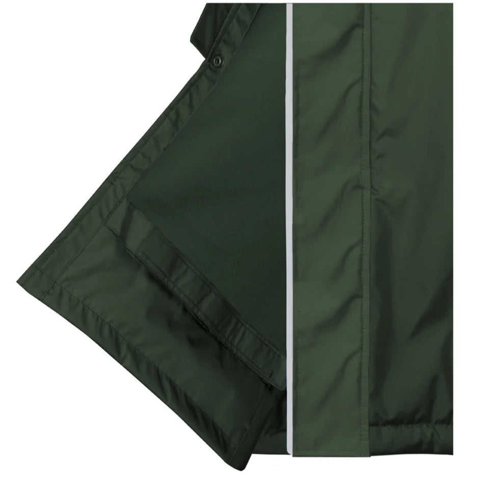 EQUIDRY Children's Thin Fleece Reflective Evolution #colour_black- forest-green