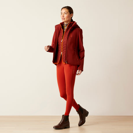Ariat Women's Coastal Waterproof Jacket #colour_fired-brick