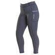 Firefoot Ladies Thirsk Fleece Lined Breeches #colour_charcoal-impact-blue