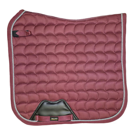 Gallop Dressage Saddle Pad #colour_burgundy