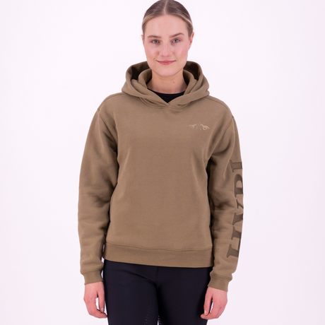 HV Polo Darla Hooded Sweat #colour_dark-oil-green