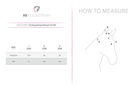 Hy Equestrian Deluxe Fly Veil