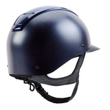 Champion Insight Glitter Round Standard Peak Riding Hat #colour_matt-navy-sparkle-navy