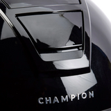 Champion Insight Oval Wide Peak Riding Hat #colour_metallic-black