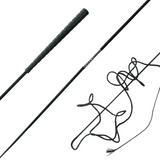 GS Equestrian 2 Piece Lunge Whip #colour_black