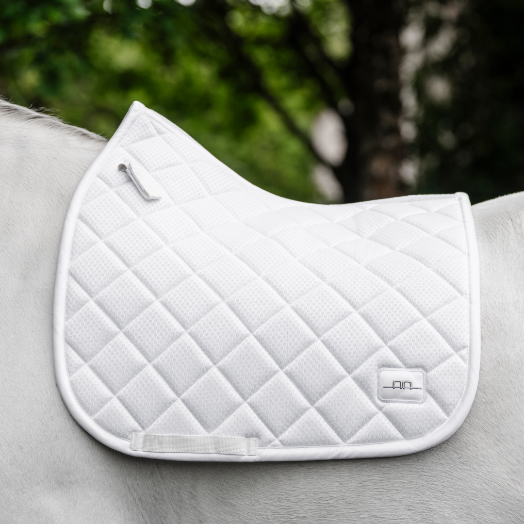 Horseware Ireland Alessandro Albanese Performance Dressage Pad #colour_white