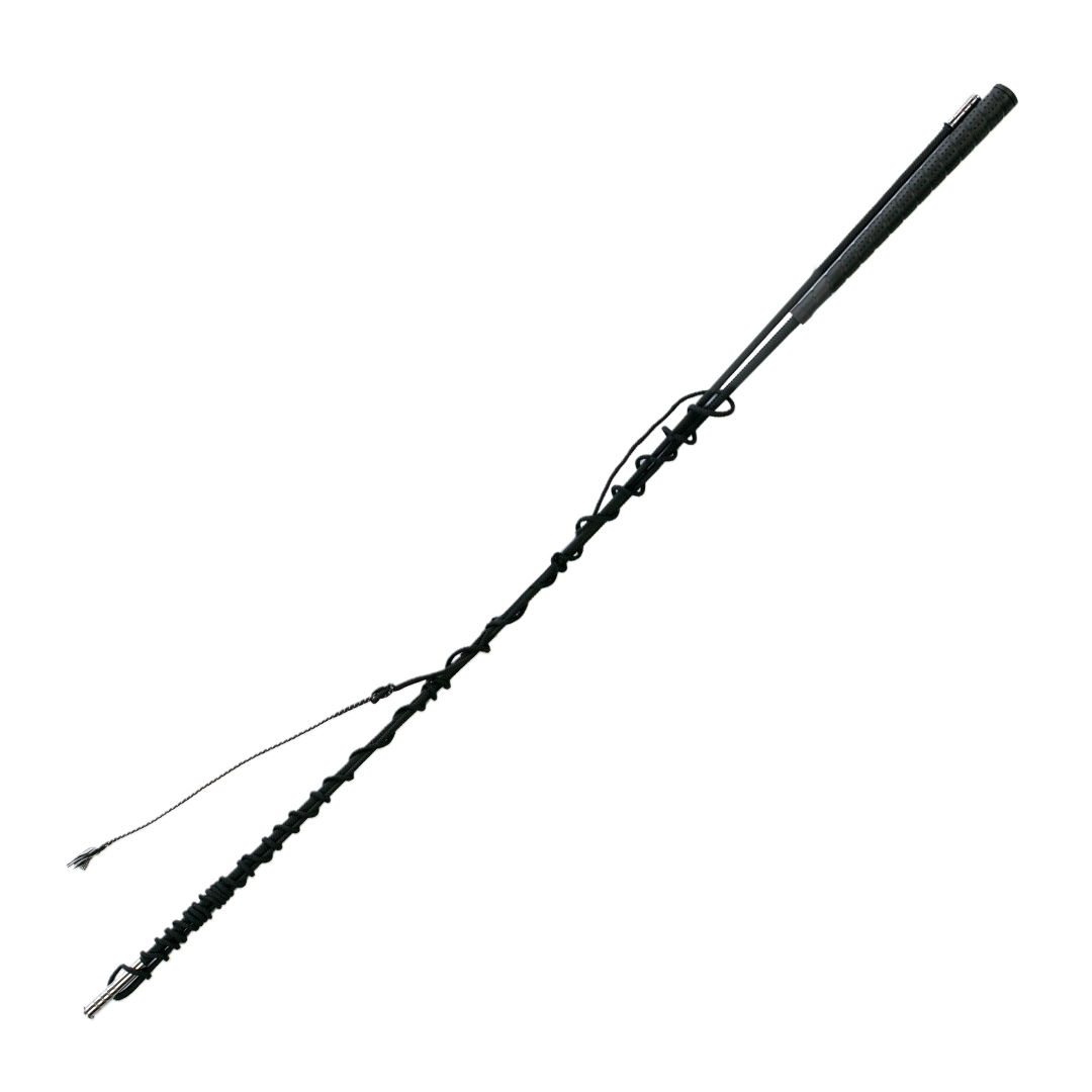 GS Equestrian 2 Piece Lunge Whip #colour_black