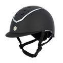 Charles Owen Matte Kylo Riding Hat #colour_black-matte-silver