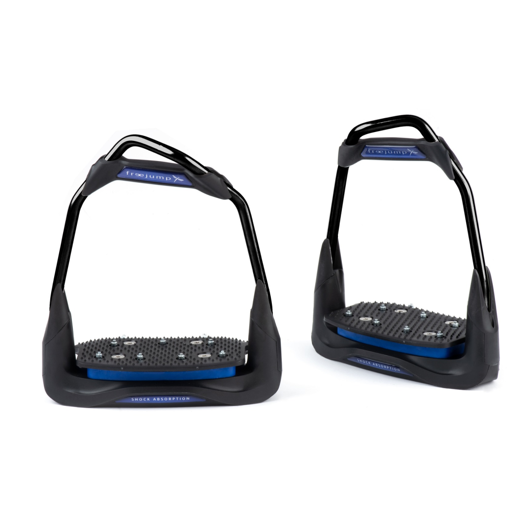 Freejump AirS Full Black 10-30 Stirrups #colour_black-navy