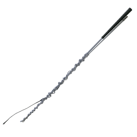GS Equestrian 2 Piece Lunge Whip #colour_navy-white