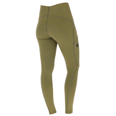 Covalliero Children's Riding Tights #colour_olive