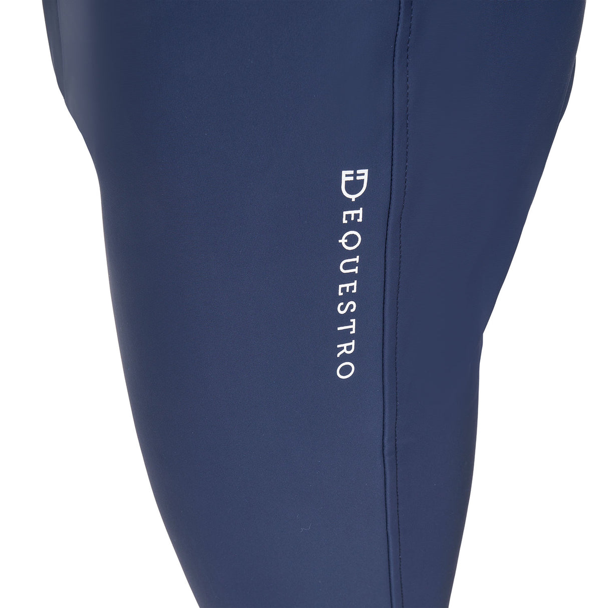 Equestro Men's Knee Grip Breeches Equestro X Fise #colour_blue