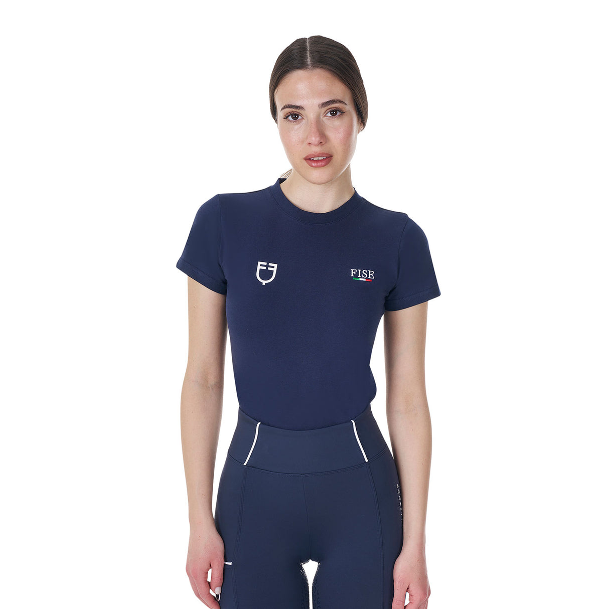 Equestro Women's Slim Fit T-Shirt Equestro X Fise