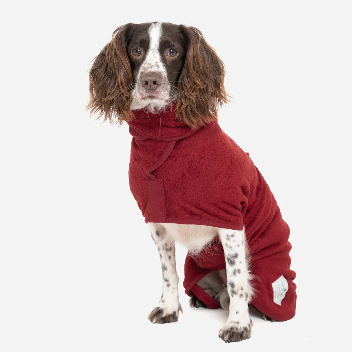 Ruff & Tumble Classic Dog Drying Coat #colour_rosehip