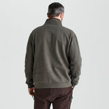 Men's Brancaster 1/4 Zip Top - Moss