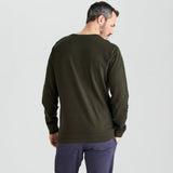 Men's Hartland Crew Knit - Deep Forest