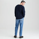 Men's Hartland Crew Knit - Navy