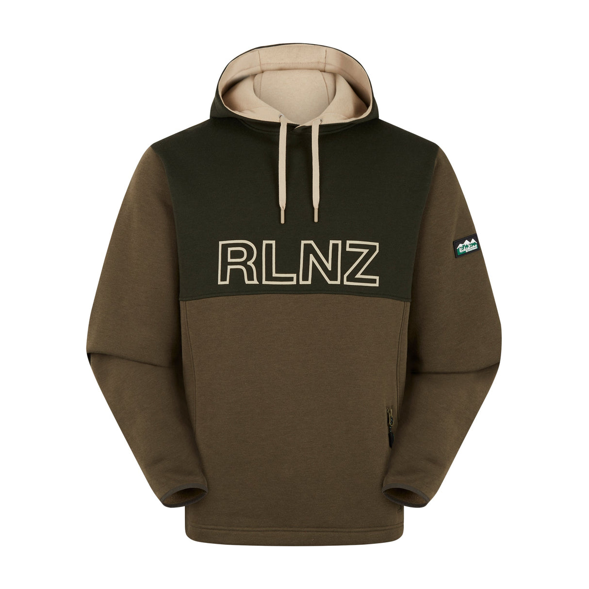 Ridgeline Mens South Island Hoodie #colour_olive-mix