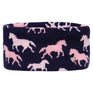 Hy Equestrian Flaine Children's Headband #colour_navy-pink