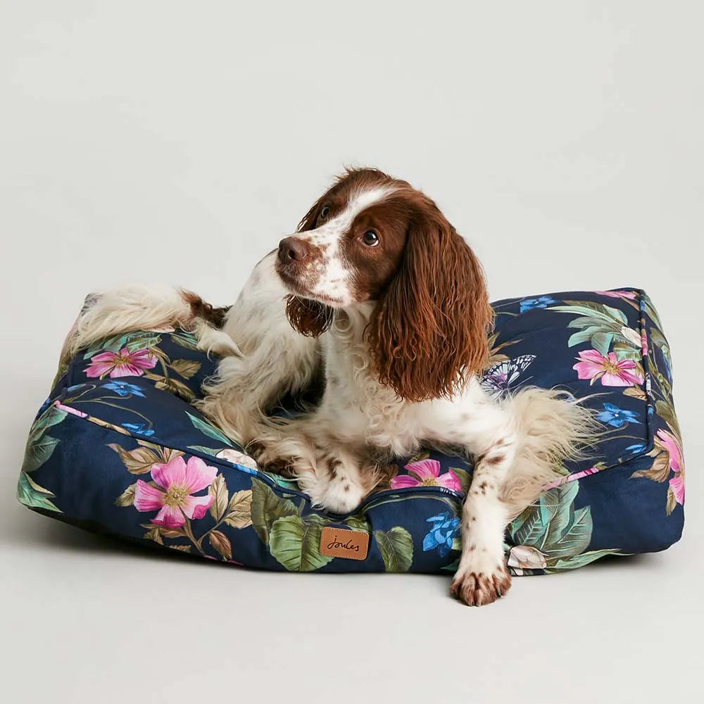 Joules Botanical Floral Mattress #colour_navy-floral-print