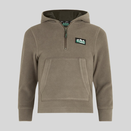 Kids Ballistic Fleece Hoodie - Smokey Olive