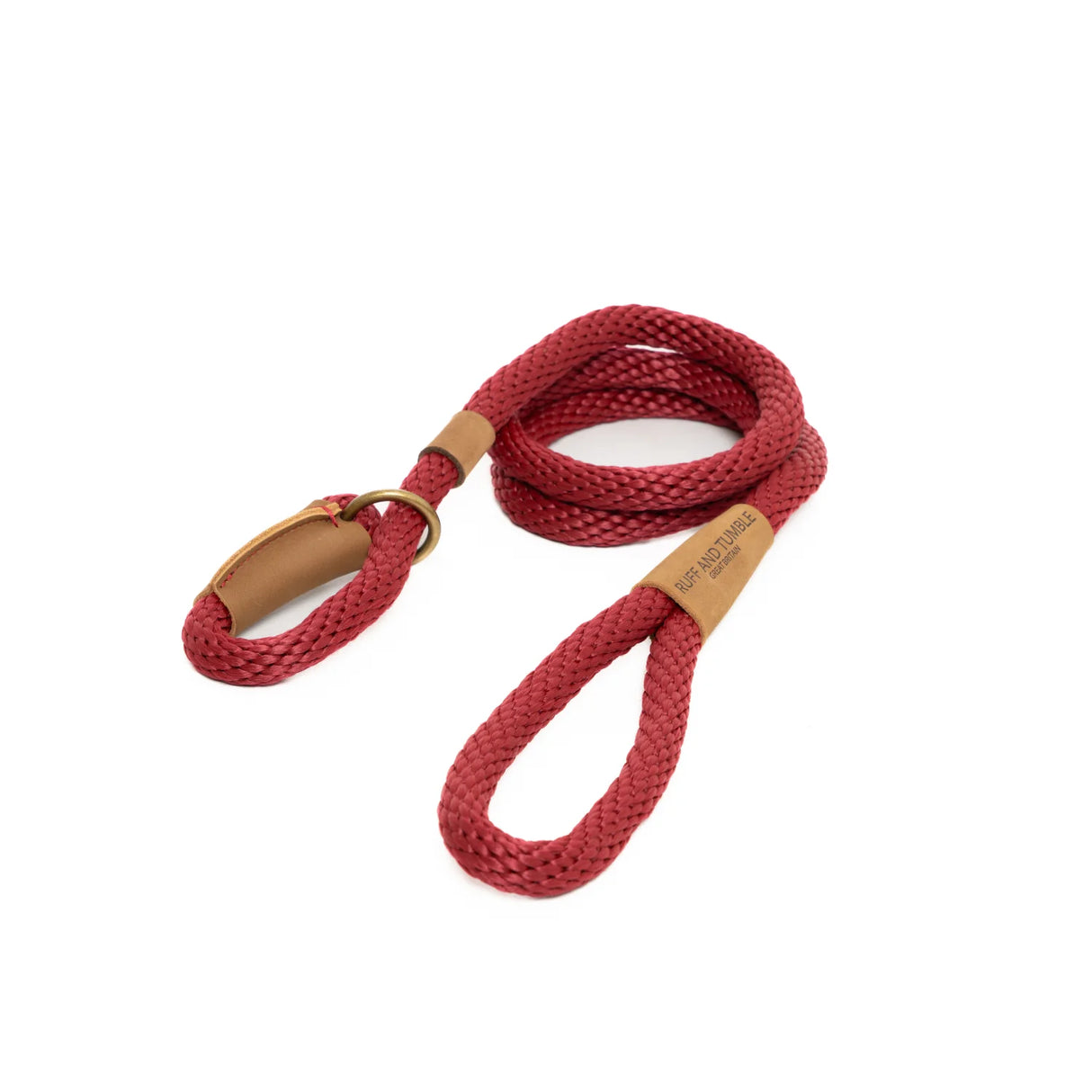 Ruff & Tumble Thick Slip Dog Lead #colour_rosehip