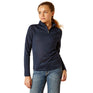Ariat Youth Sunstopper 3.0 1/4 Zip Baselayer #colour_navy-dot