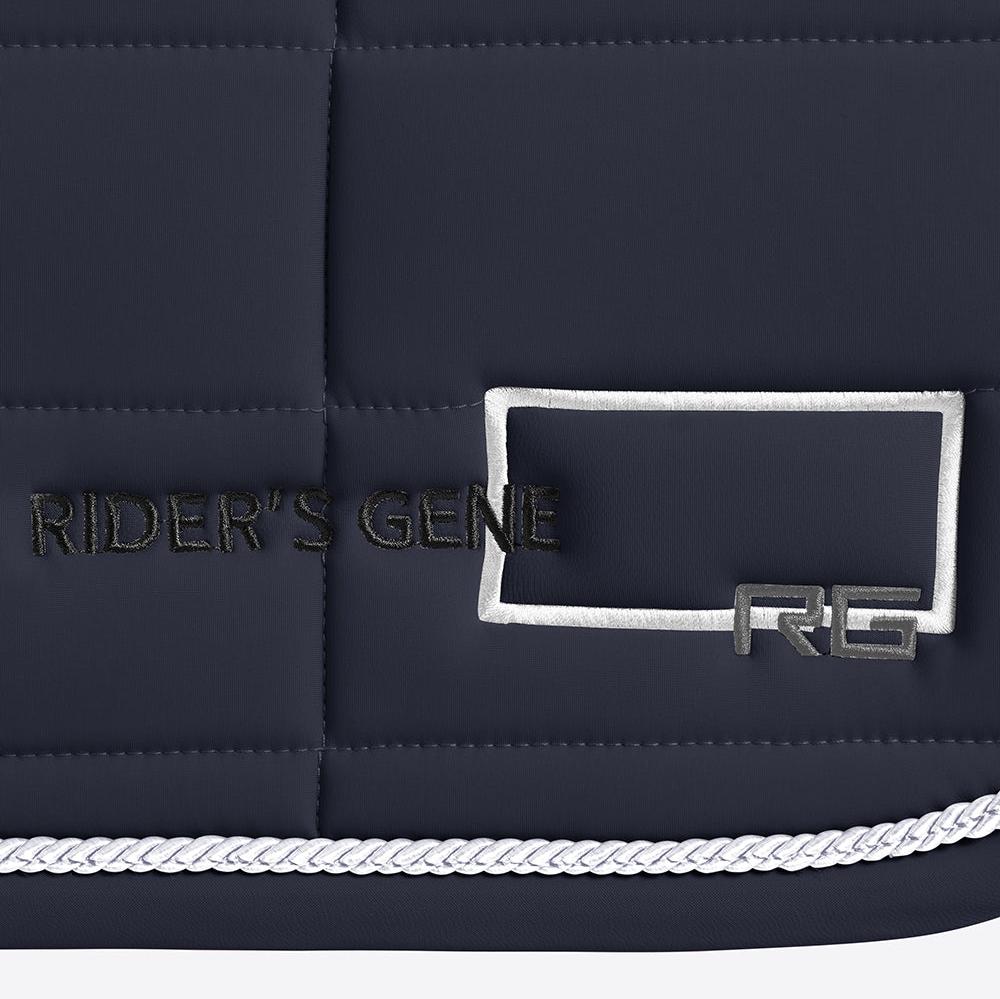 Rider's Gene Printed Logo Quilted Mesh Jumping Saddle Pad