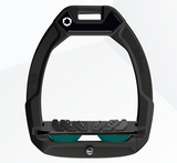 Étriers Flex-On Safe-On inclinés Ultra Grip - Noir/Noir/Vert foncé
