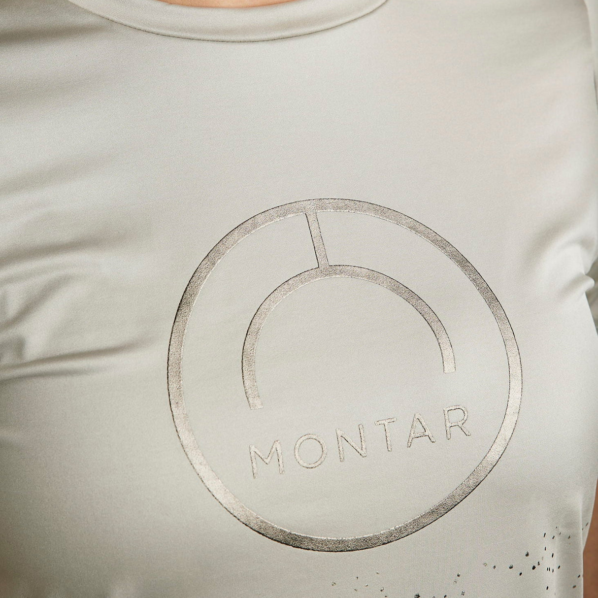 Montar Junior MoSille Gun Metal Logo T-Shirt #colour_light-silver-grey