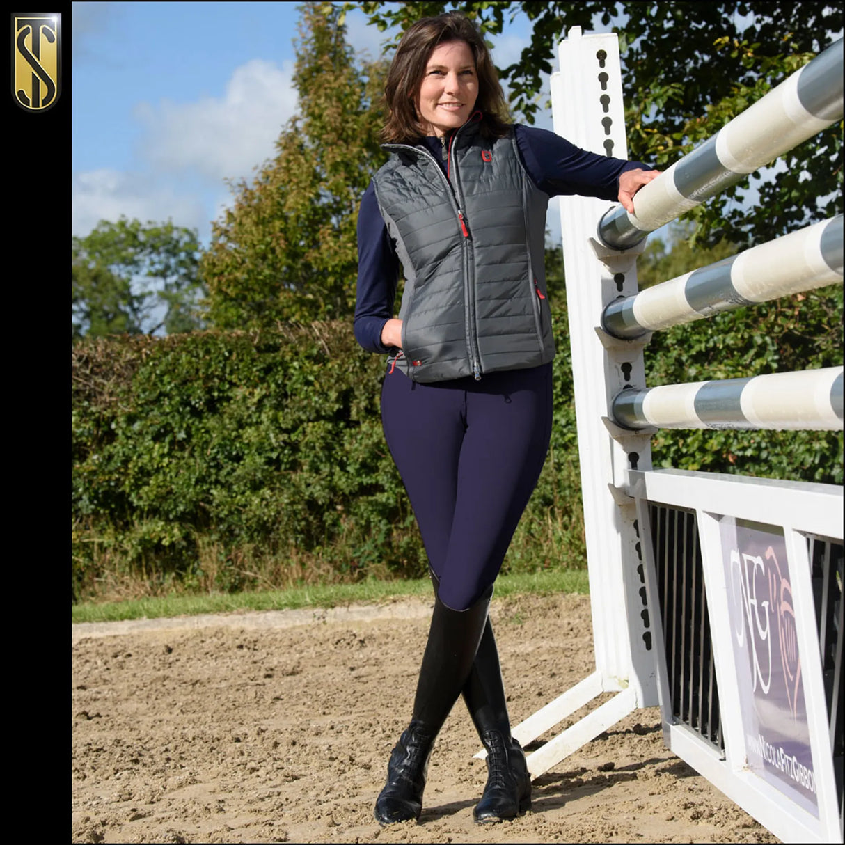 Tredstep Ireland Evolute Full Seat Breeches #colour_blue-ribbon