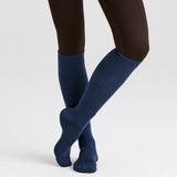 Cotton Work Socks Navy Multi (3 pack) - Full Length