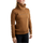 Montar MoNaja High Collar Sweatshirt with Gun Metal Crystal Logo #colour_toffee