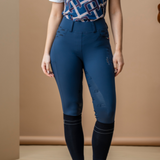 Alessandro Albanese Fina Full Seat Hybrid Breech #colour_core-navy