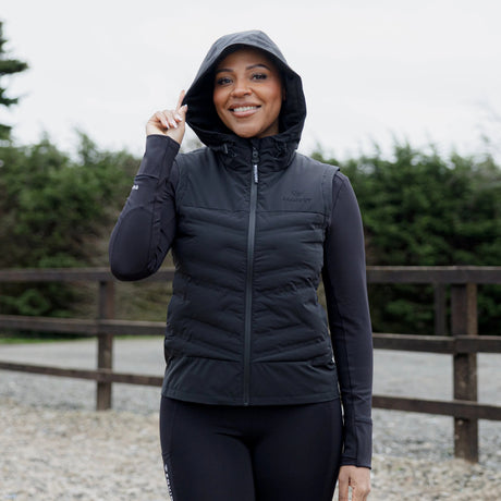 EQUIDRY Women's Tamar Gilet #colour_black